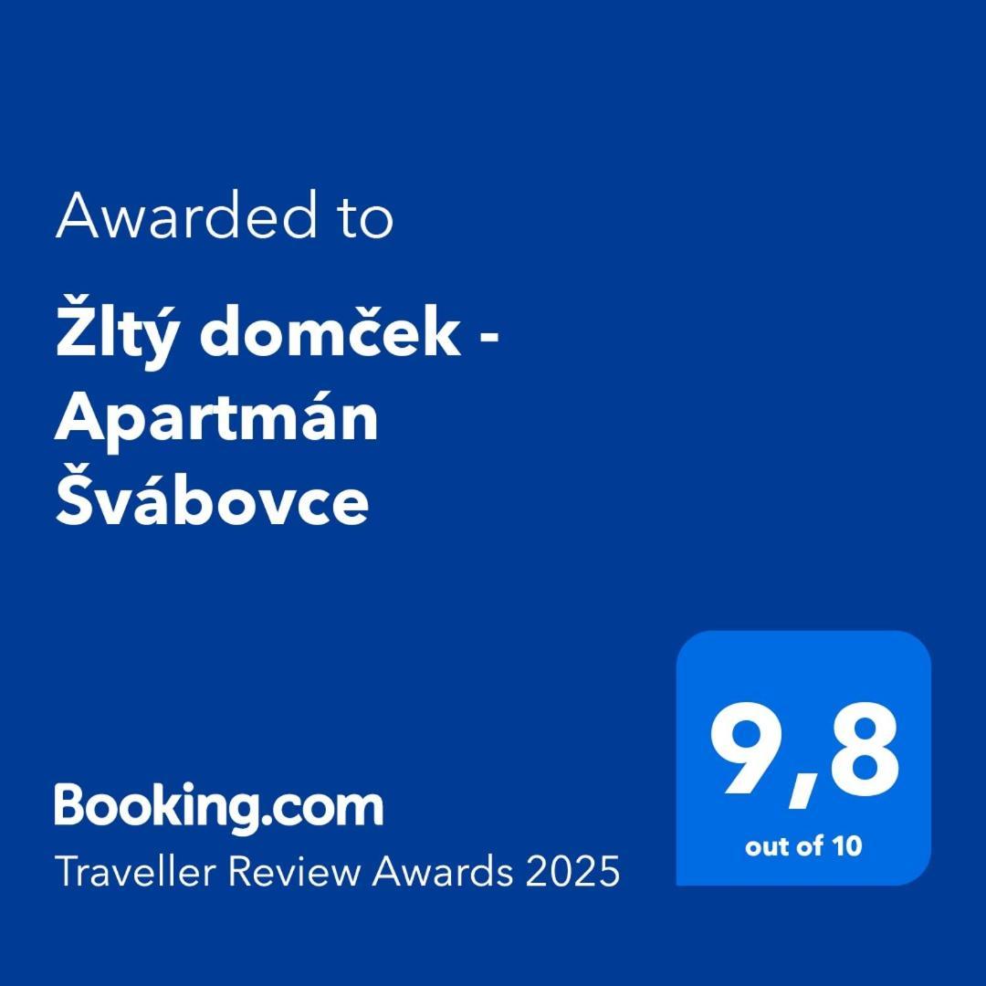 Zlty Domcek - Apartman Svabovce Exterior photo